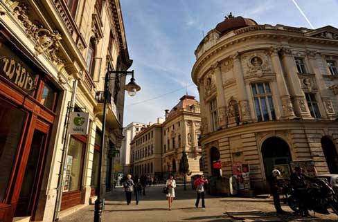 El centro histórico de Bucarest